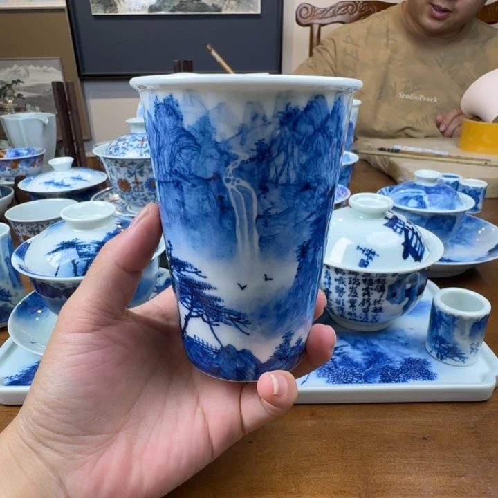 杯子山水画山水山水山水