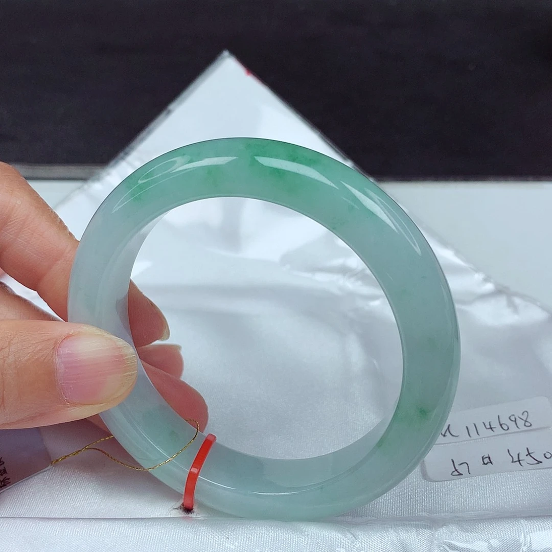 未镶嵌手镯翡翠57圈4698