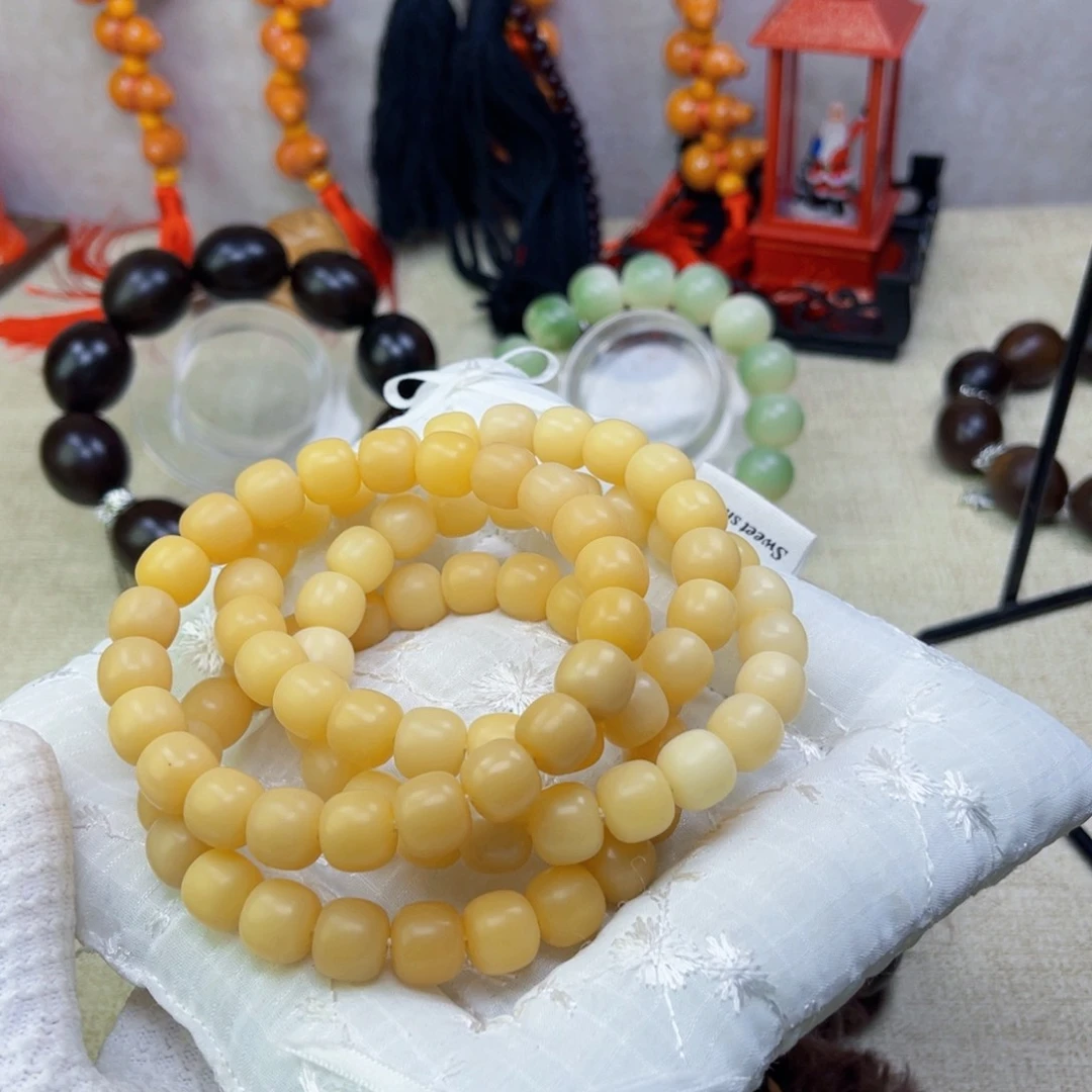 手串菩提根/象牙果卡11干磨1