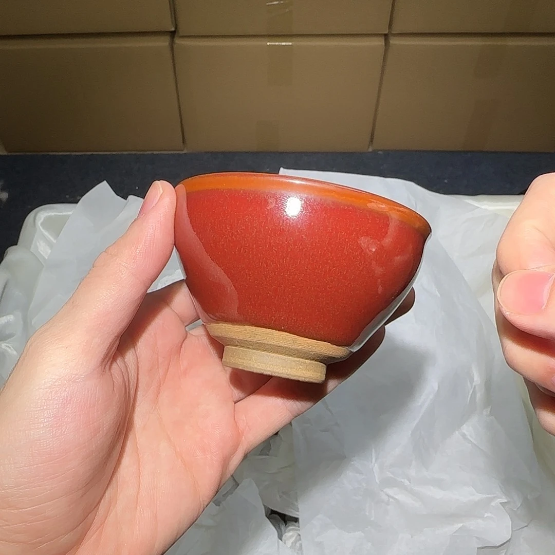 茶盏微瑕建盏，介意勿拍