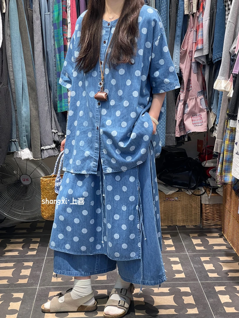 叨叨推荐款 YQ #0811#波点上衣 FL