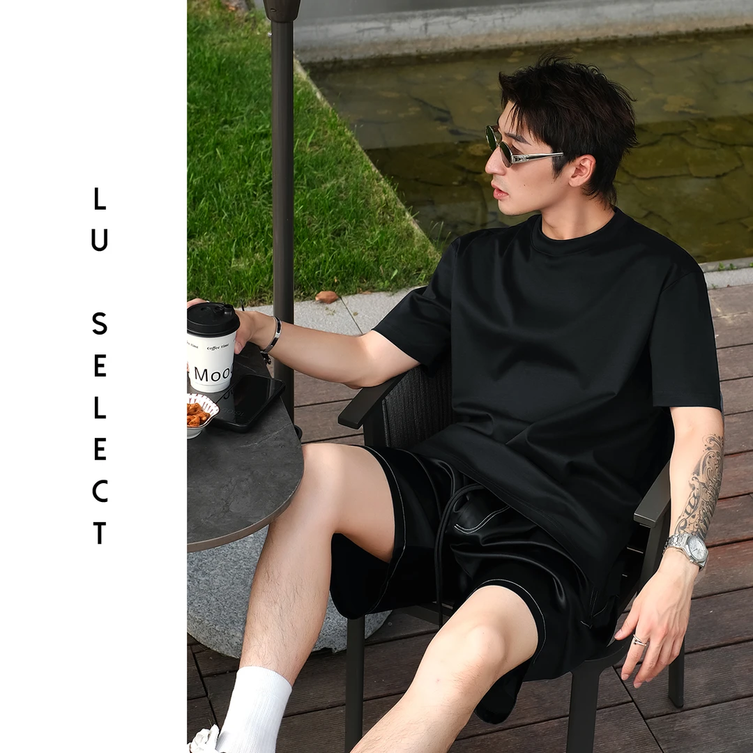 Lu SELECT 25SS 冰氧吧|60支PIMA棉液氨工艺宽松廓形短袖T恤