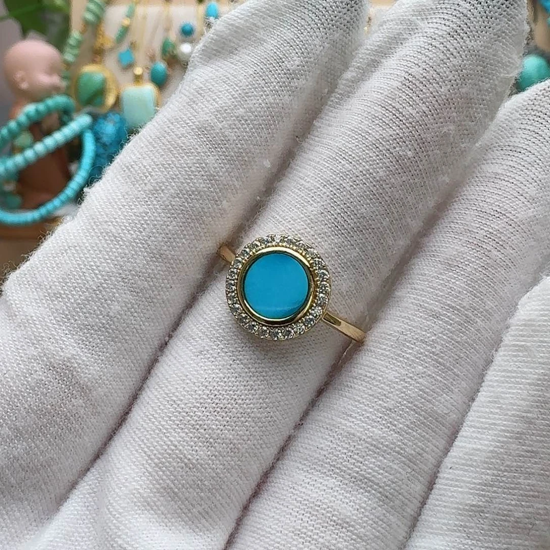 绿松石珠宝奇石未镶嵌