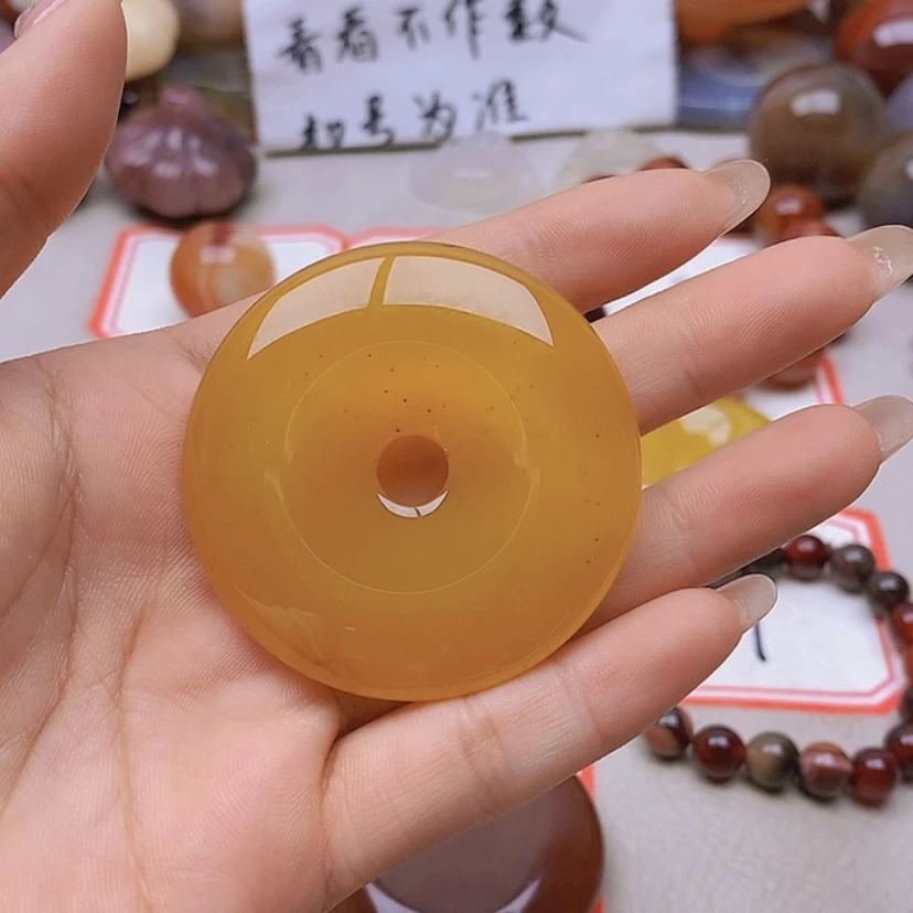 【闪购商品】未镶嵌玛瑙/玉髓珠宝半成品咪*