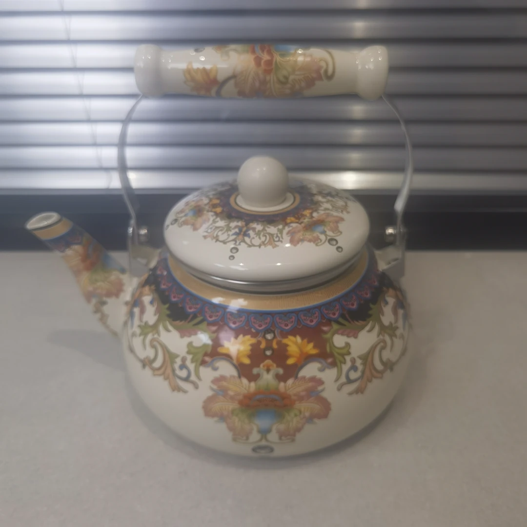 加厚搪瓷冷水壶珐琅欧式【款式随机】