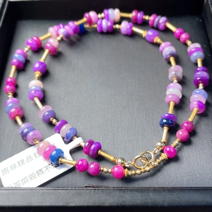 苏纪石（舒俱来）18K金镶嵌颈饰