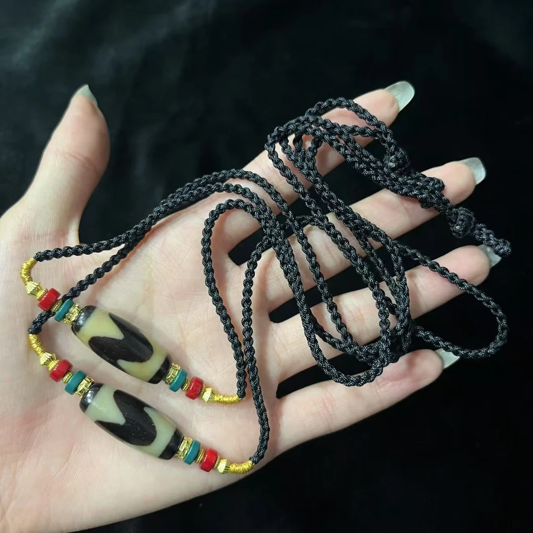 【佳哥严选】J72098-玛瑙diy脖挂（牙牙）-多样性发其一-11*28mm