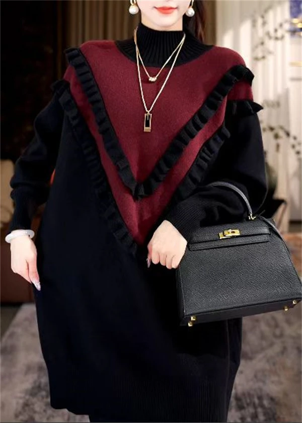 加厚保暖【初见美人】秋冬必备时尚洋气时尚减龄高档毛衣上衣-3331#