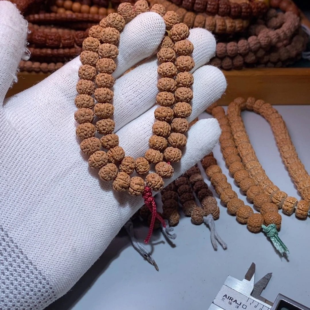 梵***影金刚菩提手串9尺寸矮桩树王手持