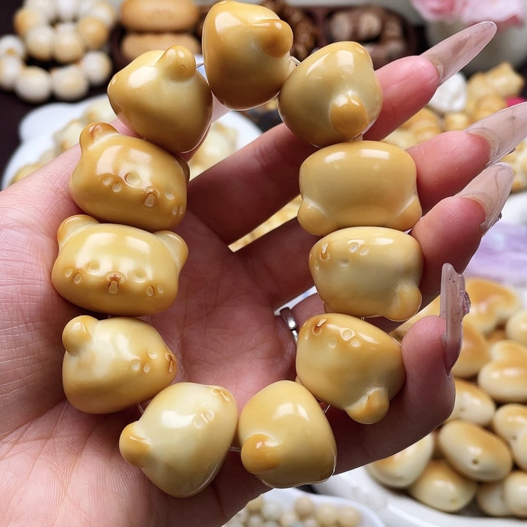 吊坠白玉菩提一串成品c