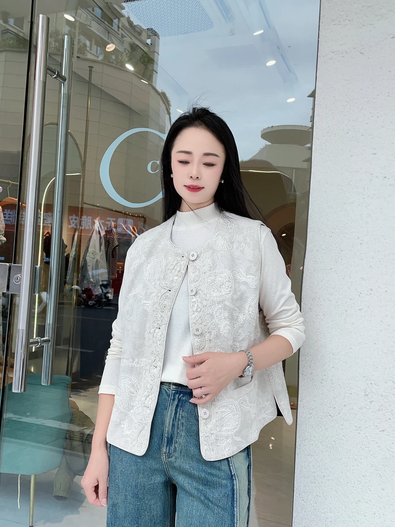 可路莎C.crlu秋装新品两面穿马甲