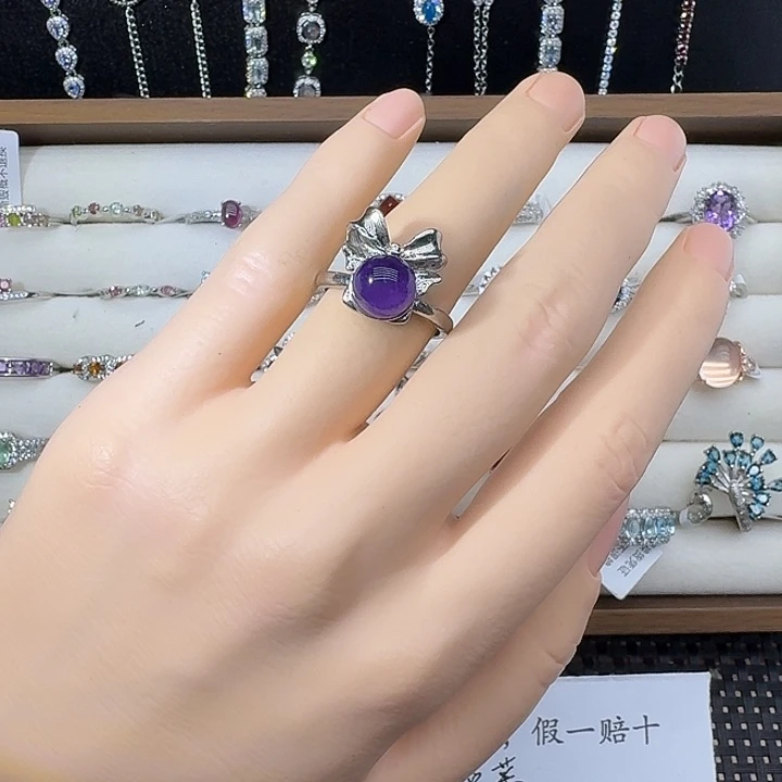 戒指未镶嵌紫晶4444