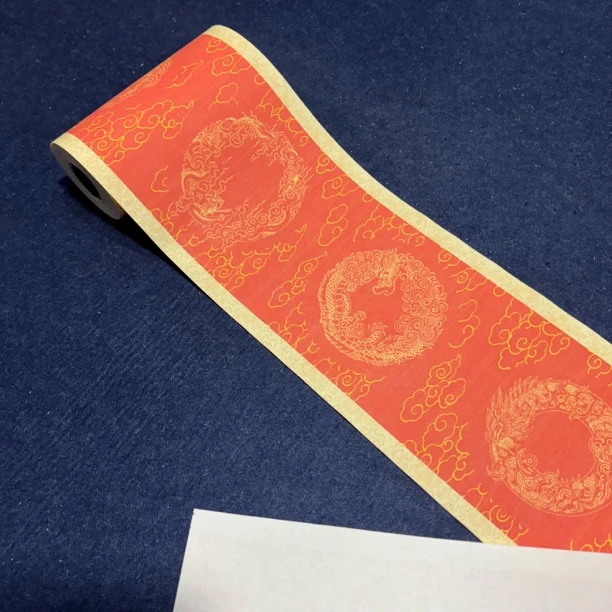 【升级纳米迷你龙飞对联】大风堂纳米半生熟毛笔书法作品纸