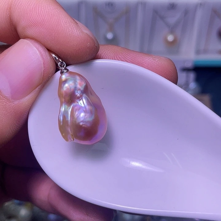 合金淡水珍珠颈饰44