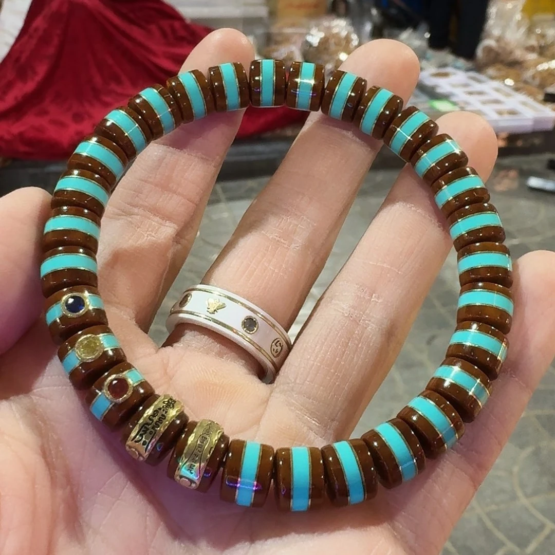 紫金鼠手串高端镶嵌