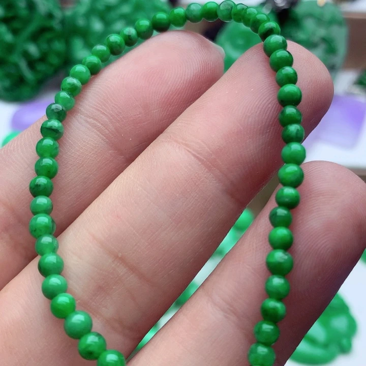 翡翠未镶嵌手链手串