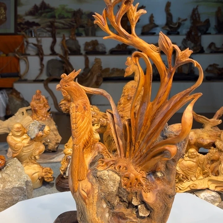 柏木（崖柏）根雕工艺摆件