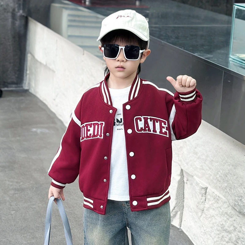 儿童秋装 新款2025春秋季外套上衣夹克男童中小童帅气
