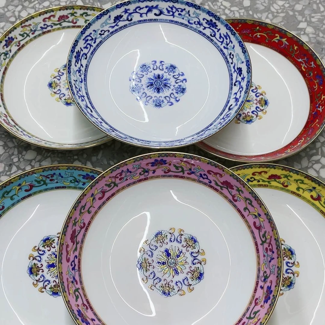 【闪购商品】珐琅8寸6个……………………