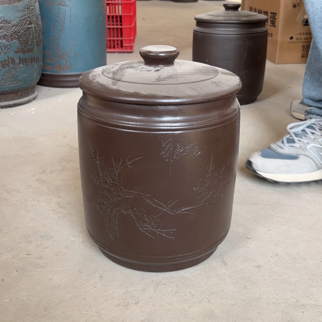 紫砂茶叶罐10 饼茶叶罐