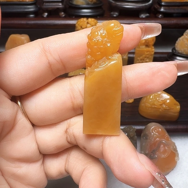 寿山石印石田黄石闲方章