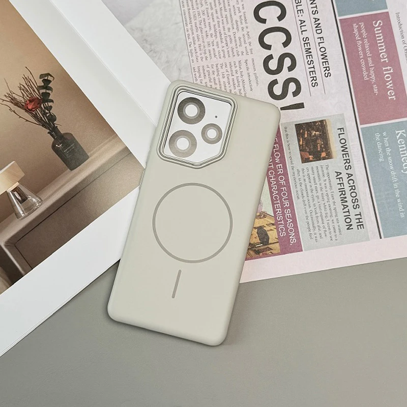 柔润细圈磁吸适用真我neo7手机壳新款neo7肤感磨砂防指纹简约硬壳