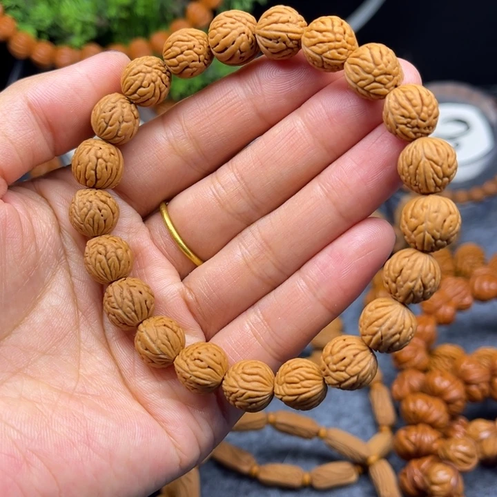 手串桃核小脑纹单圈