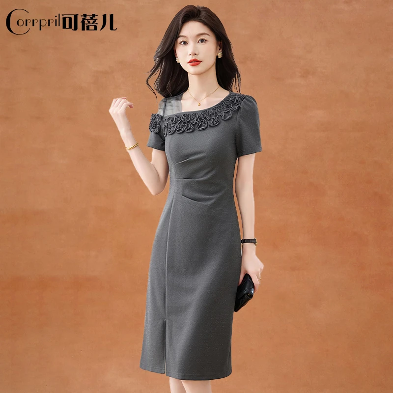 【可蓓儿】十三行高端连衣裙女夏2025新款今年流行爆款重要场合后妈