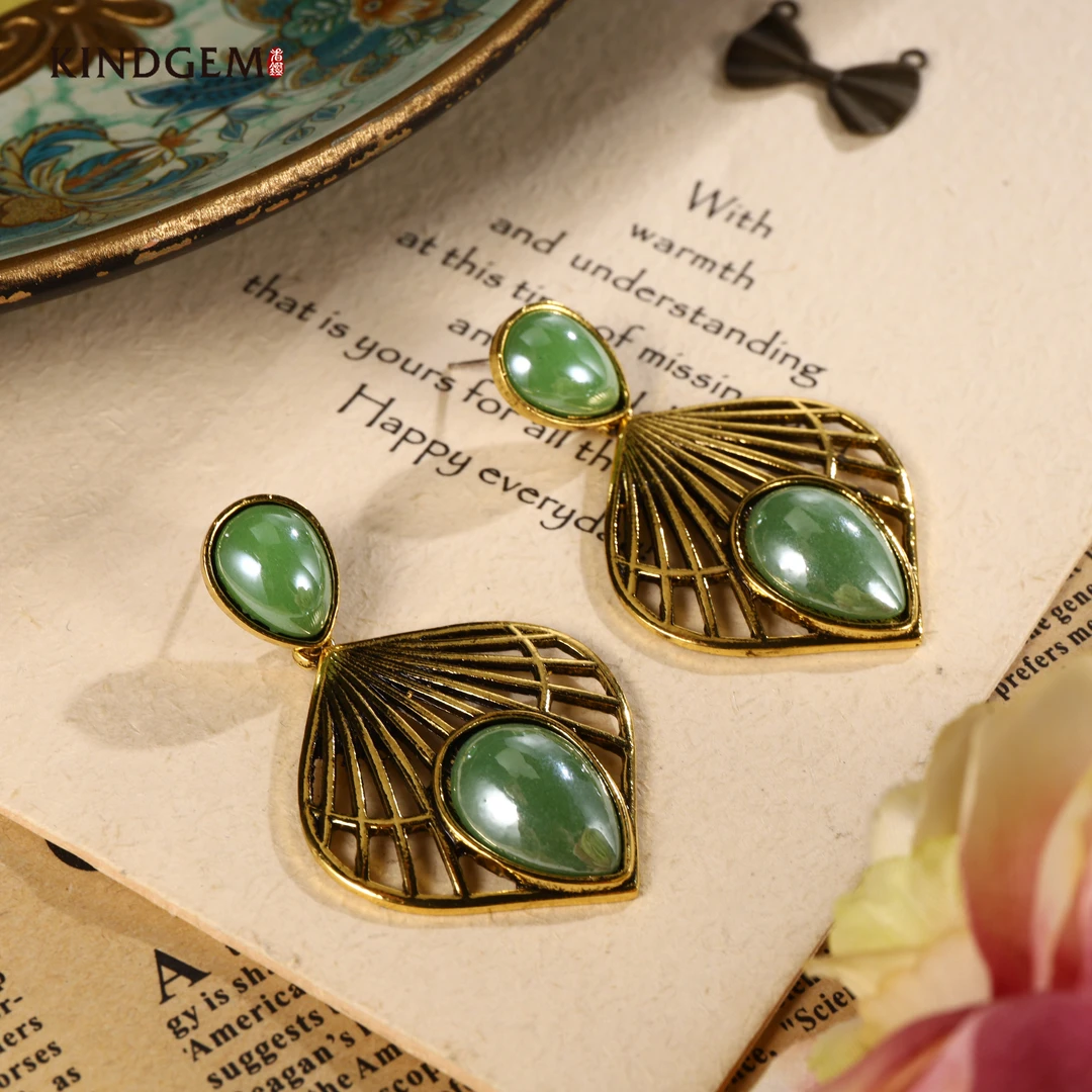 铜合金耳饰 复古个性设计简约小众时尚百搭耳环 AI04XRSC-05236