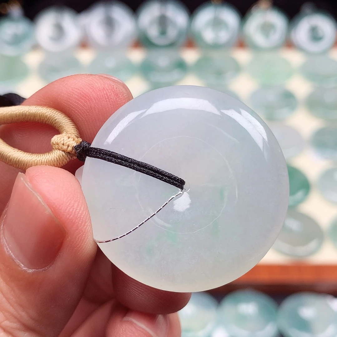 颈饰未镶嵌翡翠33.7-6.0mm