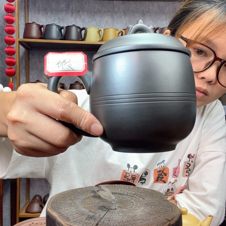 茶杯紫砂原矿紫砂杯