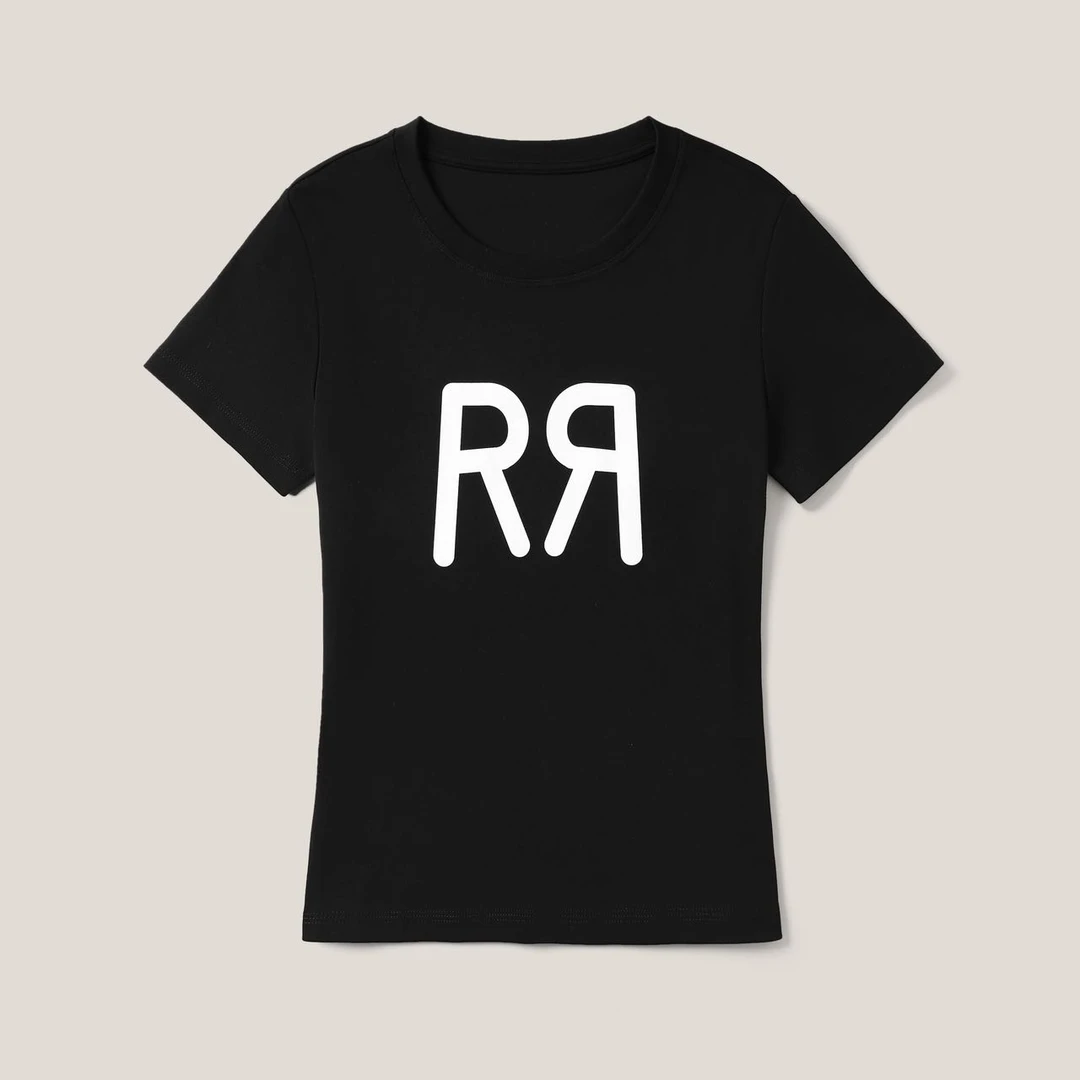 【小辣椒】经典微标平纹针织 字母显瘦 短袖百搭T恤SS26018