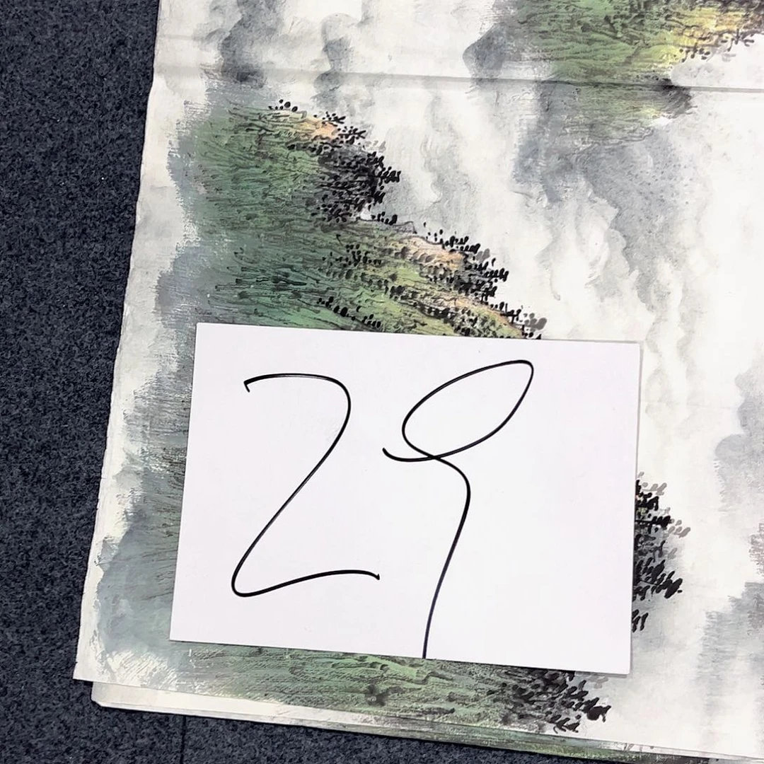 国画国画老师手绘作品