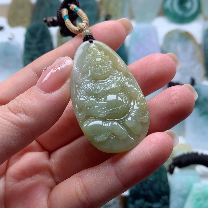 定制翡翠未镶嵌财神