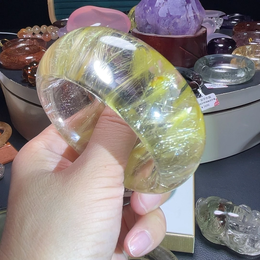 未镶嵌水晶手镯手镯