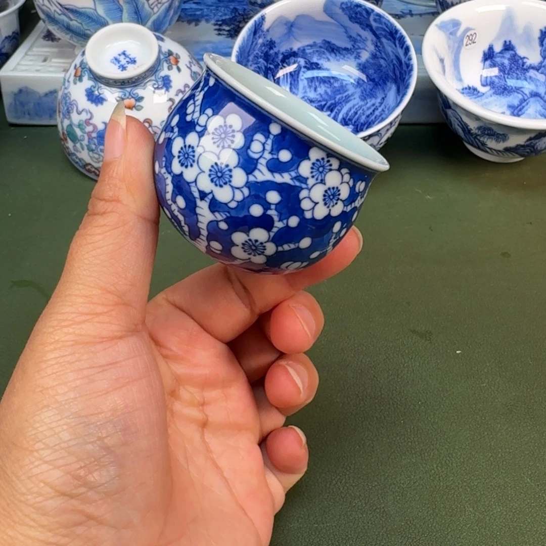 景德镇纯手绘茶具圆圆２２２