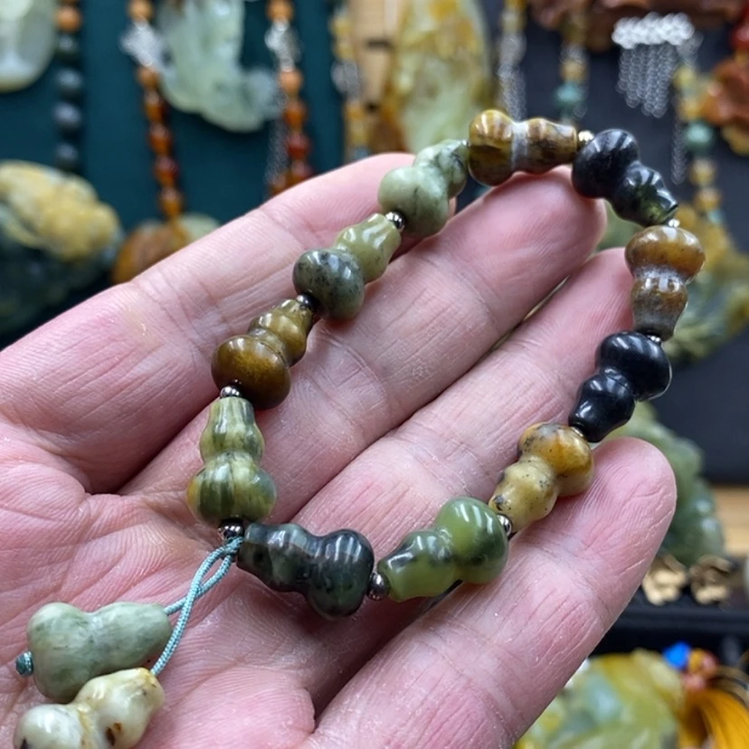 【闪购商品】未镶嵌岫玉手链随机发货