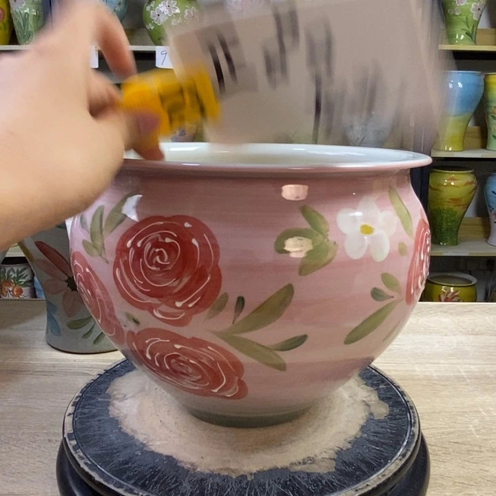 景德镇高温陶瓷花盆
