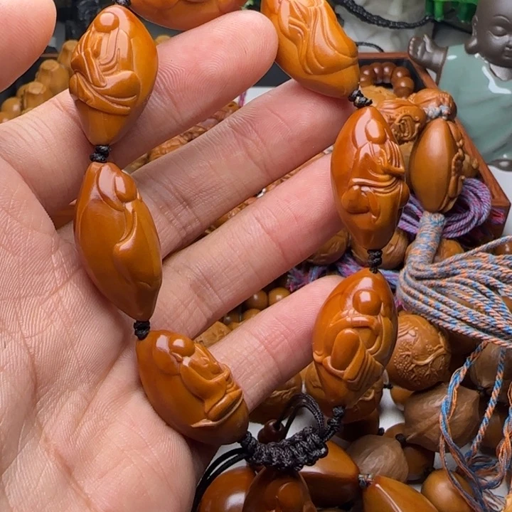 橄榄核手串/手链メ****了橄榄核串珠