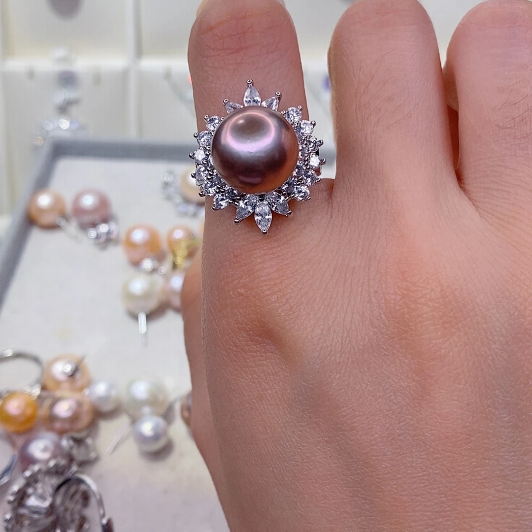 淡水珍珠未镶嵌戒指