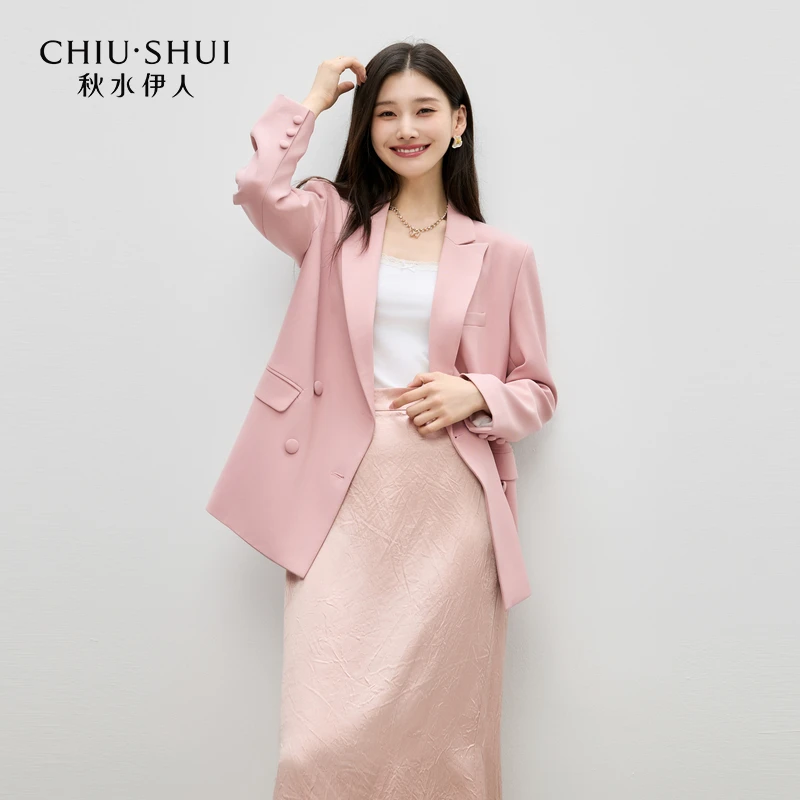 【诗语专属】秋水伊人蝴蝶结西装外套春季上衣625101A070139