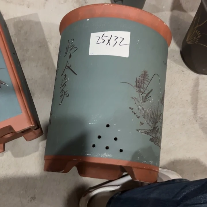 花盆紫砂紫砂的花也