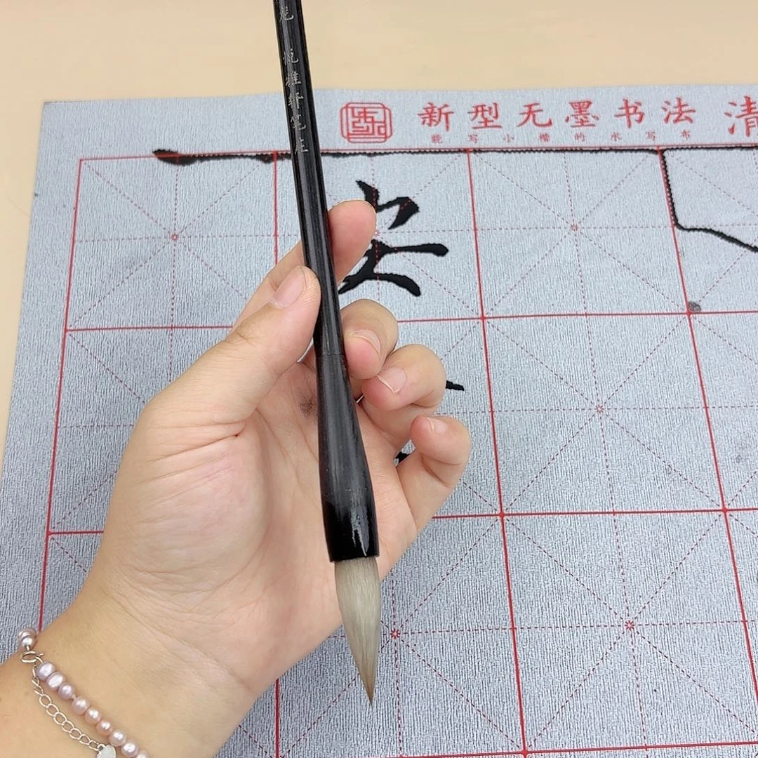 游龙兼豪毛笔中楷3支
