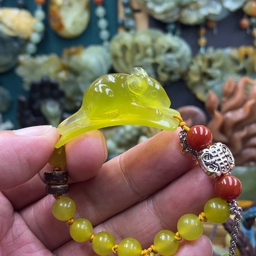 【闪购商品】未镶嵌岫玉手牌