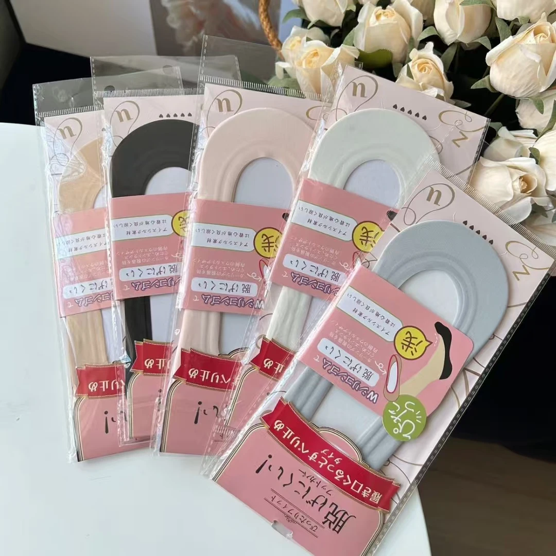 日本隐形袜浅口冰丝船袜女底部防滑不掉跟短袜