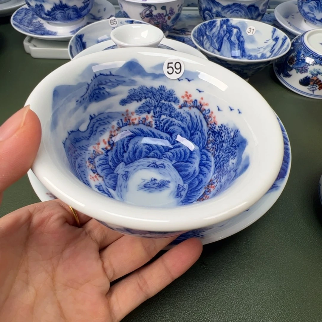 木木景德镇纯手工纯手绘茶具59