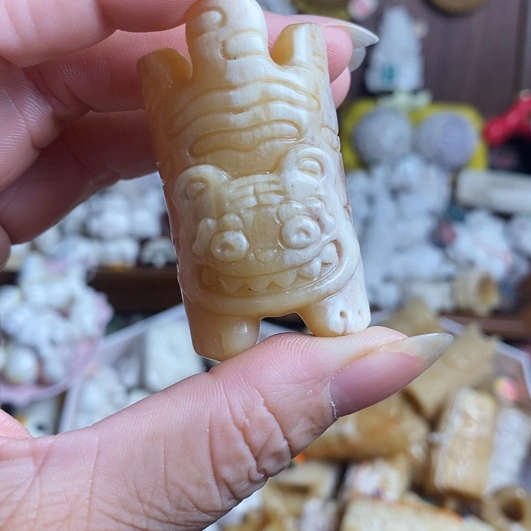 鹿骨把件27号肥虎骨笛不退换