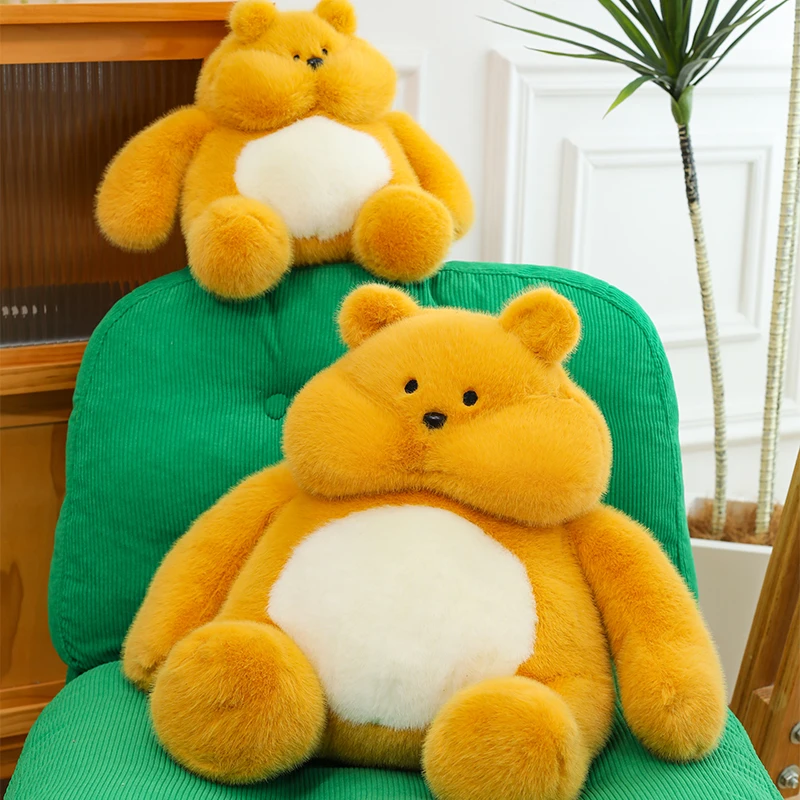 呆萌可爱辛安小熊毛绒玩具墩墩鼻涕熊夫妇玩偶公仔抱枕生日礼物女