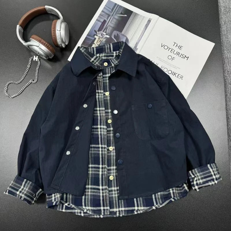 休闲风常规秋季男童宽松上衣潮流秋款