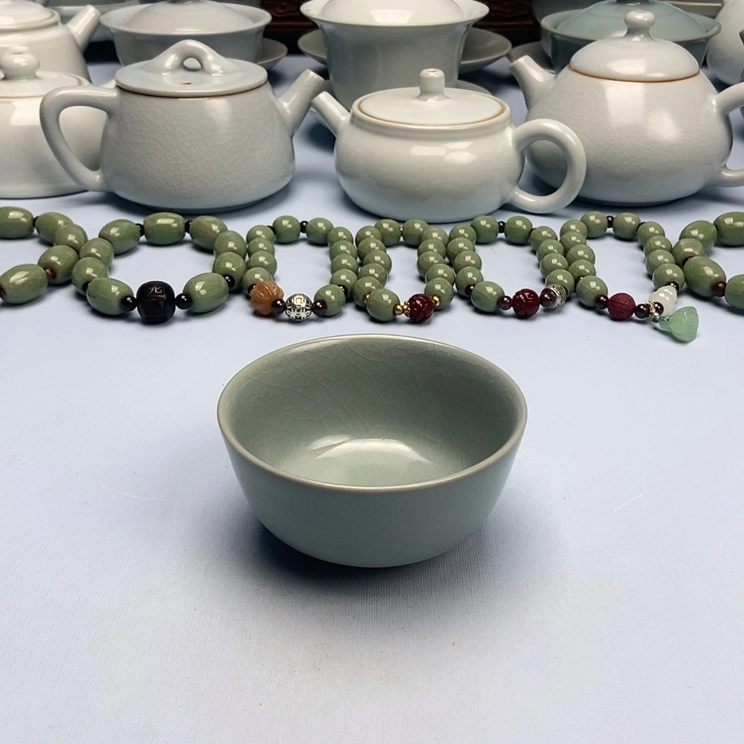 杯仿古釉压手杯原矿原釉原产地
